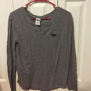 Victoria's Secret pink long sleeve shirt